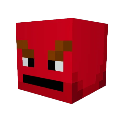 BeanLad_ Minecraft avatar head, 3D render