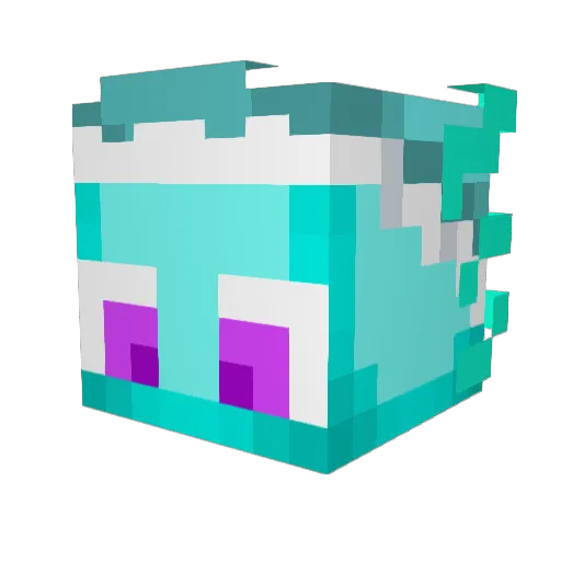 BeanSprout306 Minecraft avatar head, 3D render