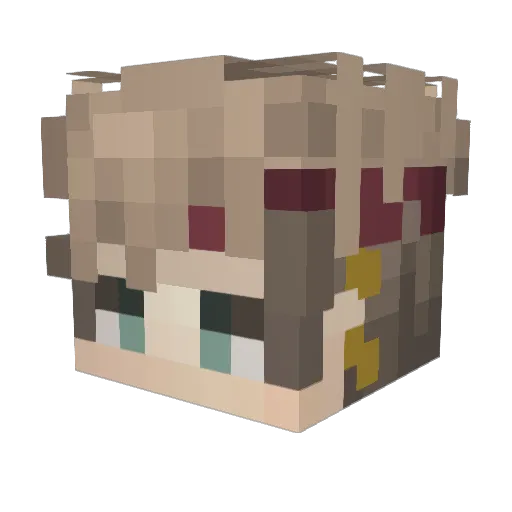 Bean_Lord0 Minecraft avatar head, 3D render