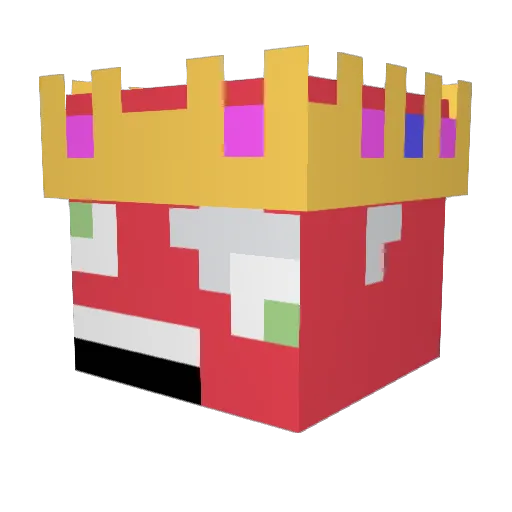Beancat1403 Minecraft avatar head, 3D render