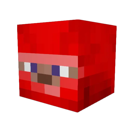 Beane52 Minecraft avatar head, 3D render