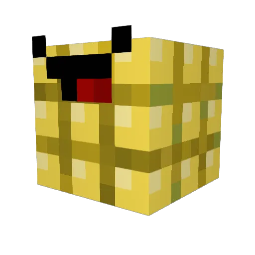 BeanieKopf Minecraft avatar head, 3D render