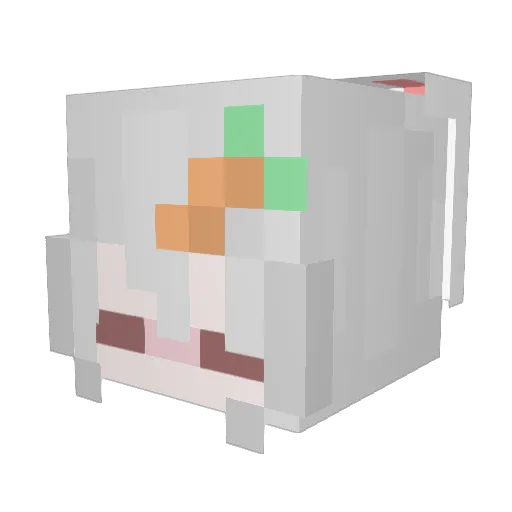Minecraft-Avatar von Beans2389: Kopf als 3D-Render