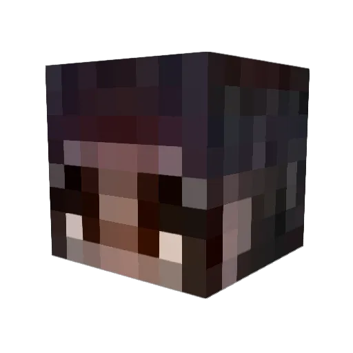 Beans_Exists Minecraft avatar head, 3D render