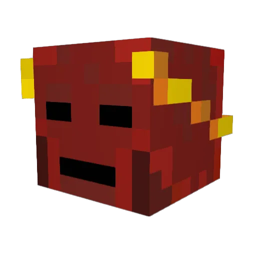 Beanslop Minecraft avatar head, 3D render