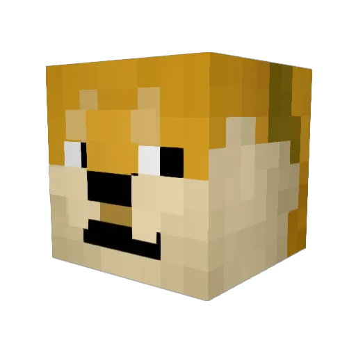 Bear0502 Minecraft avatar head, 3D render