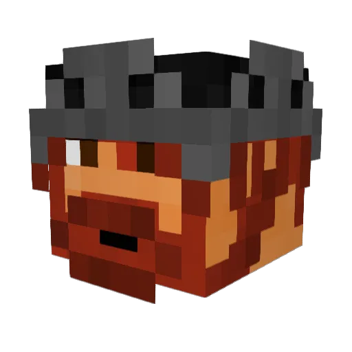 Bear1993422 Minecraft avatar head, 3D render
