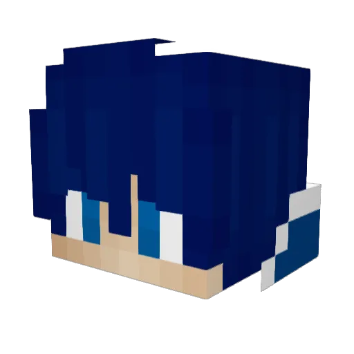 BearBREN Minecraft avatar head, 3D render