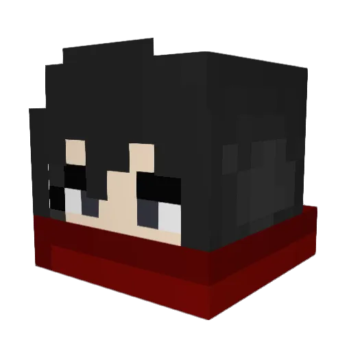 BearBackVoyager Minecraft avatar head, 3D render