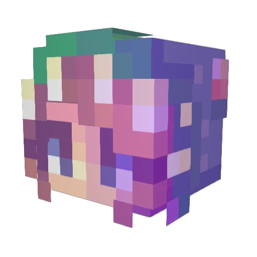 BearBam Minecraft avatar head, 3D render