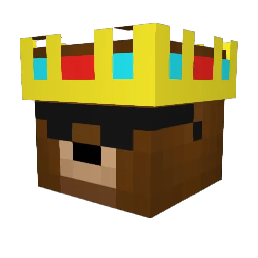 BearBro999 Minecraft avatar head, 3D render