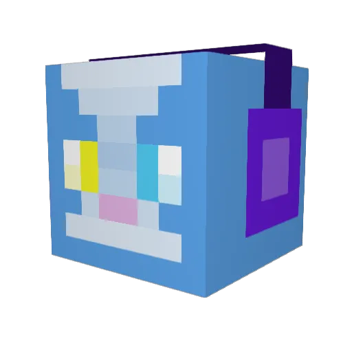 BearCatBubbles Minecraft avatar head, 3D render