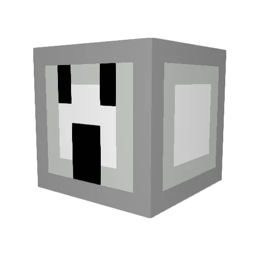 BearColton Minecraft avatar head, 3D render