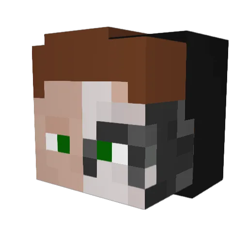 BearFuscoGGttv Minecraft avatar head, 3D render
