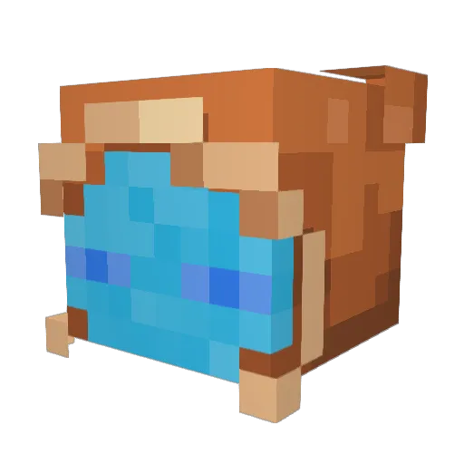BearMLG12 Minecraft avatar head, 3D render