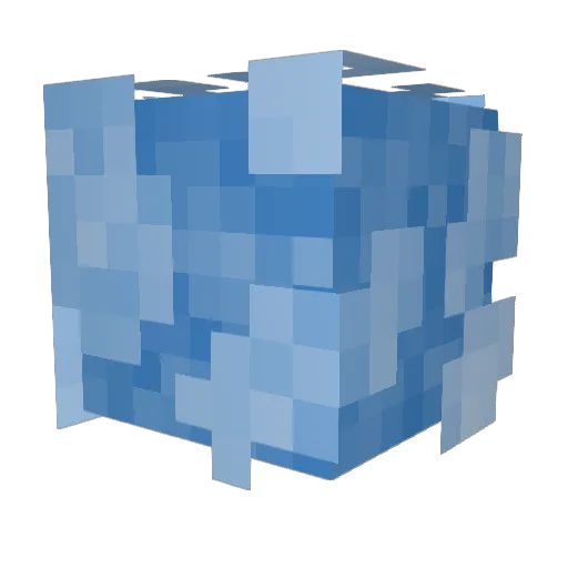 BearMan_gaming Minecraft avatar head, 3D render