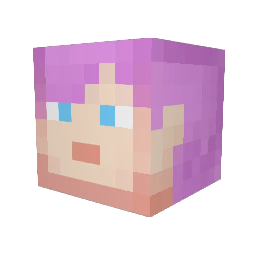 BearPawKuMa29 Minecraft avatar head, 3D render