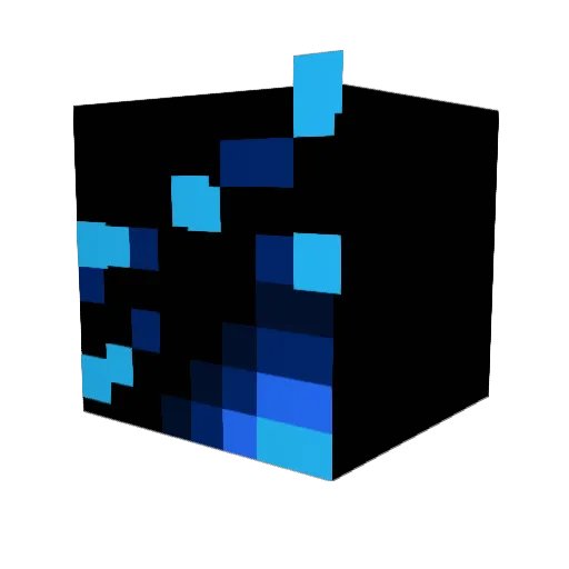 BearPuzX Minecraft avatar head, 3D render