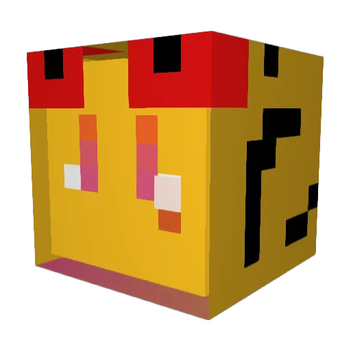 BearSC Minecraft avatar head, 3D render