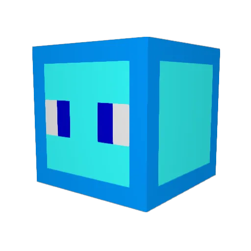 Bear_1__ Minecraft avatar head, 3D render