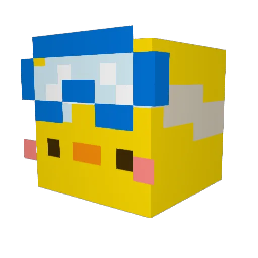 Bear_Lover Minecraft avatar head, 3D render