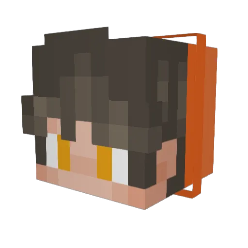 Bearded_Linus Minecraft avatar head, 3D render