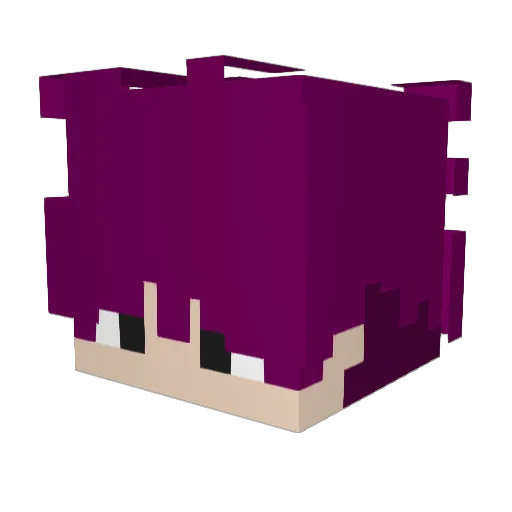BeardyDarryl Minecraft avatar head, 3D render