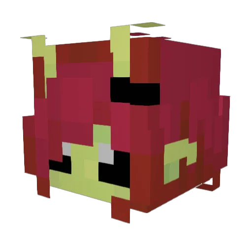 Bearianne Minecraft avatar head, 3D render