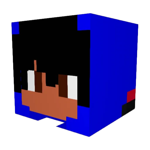 BearizTV Minecraft avatar head, 3D render
