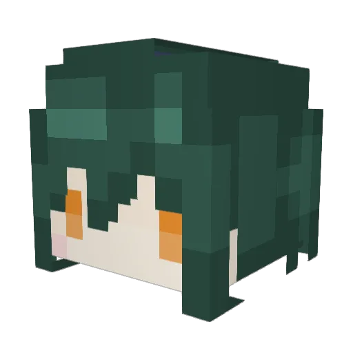 Bears3356OuO Minecraft avatar head, 3D render