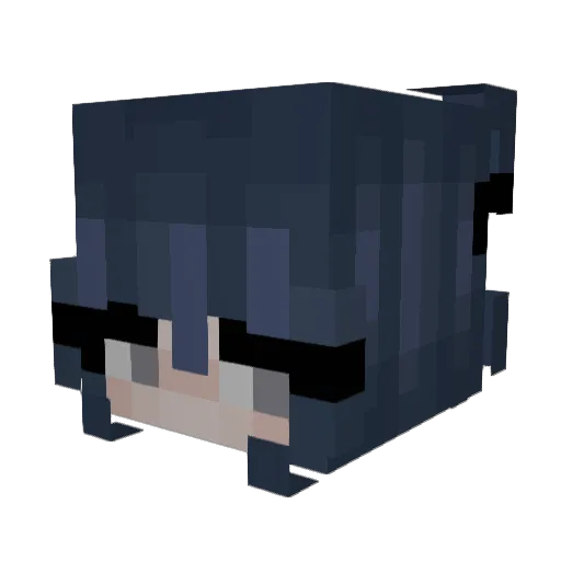 BearsCanMine Minecraft avatar head, 3D render
