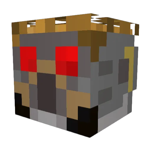 BearsForDayz Minecraft avatar head, 3D render