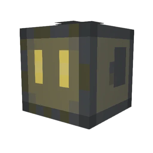 BearsGoMoo Minecraft avatar head, 3D render