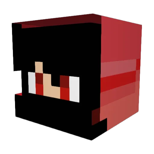 Beast7299 Minecraft avatar head, 3D render