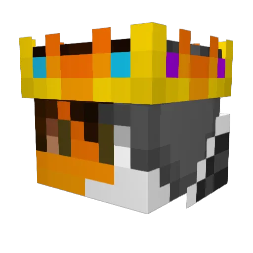 BeastBoyMas Minecraft avatar head, 3D render