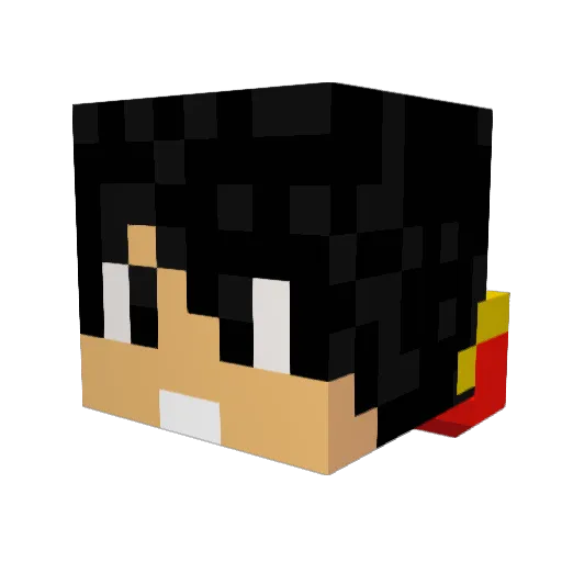 BeastBoyzzz Minecraft avatar head, 3D render
