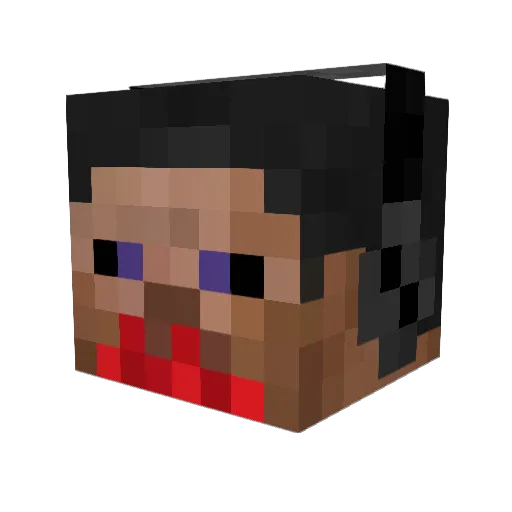 BeastCandy11 Minecraft avatar head, 3D render