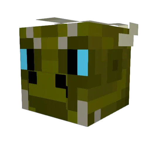 BeastFrog Minecraft avatar head, 3D render
