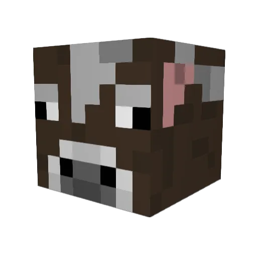 BeastMode2020 Minecraft avatar head, 3D render