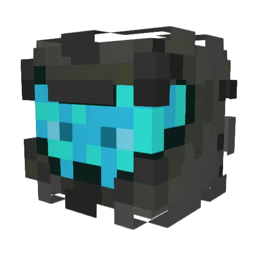 BeastMr_ Minecraft avatar head, 3D render