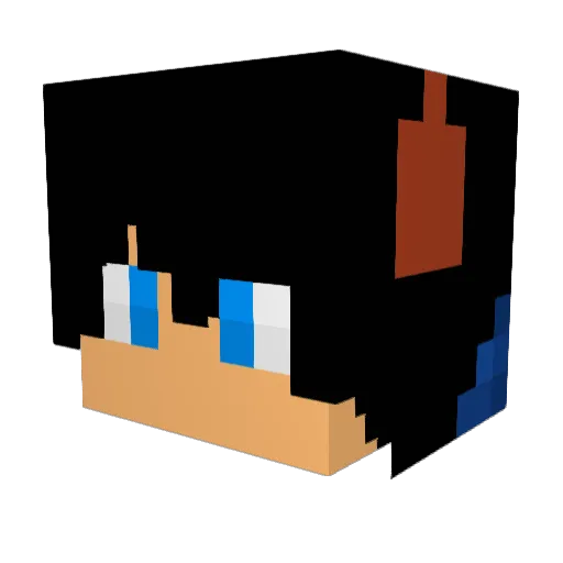 BeastPlayz_YT Minecraft avatar head, 3D render
