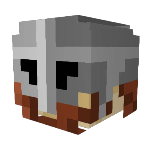 BeastSoul321 Minecraft avatar head, 3D render