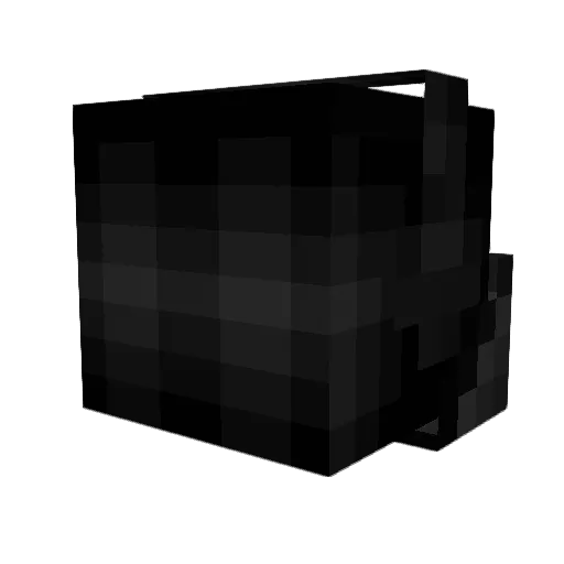 BeastX Minecraft avatar head, 3D render