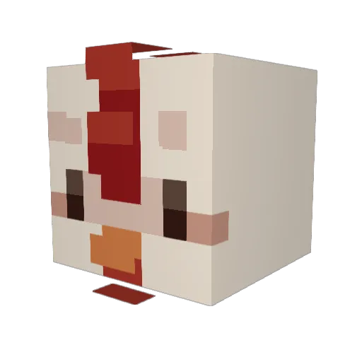 Beast_236856 Minecraft avatar head, 3D render