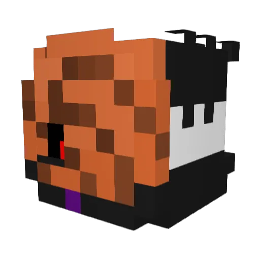 Beast_mo Minecraft avatar head, 3D render