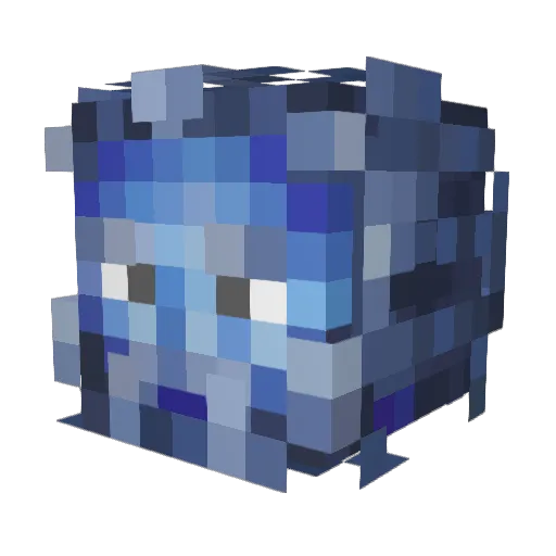 Beastatio Minecraft avatar head, 3D render