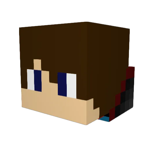 Beastly_Nathan Minecraft avatar head, 3D render