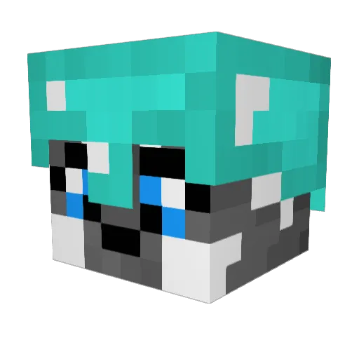 Beastmode1512 Minecraft avatar head, 3D render