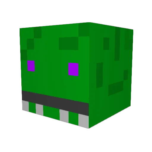 BeastoBrado Minecraft avatar head, 3D render