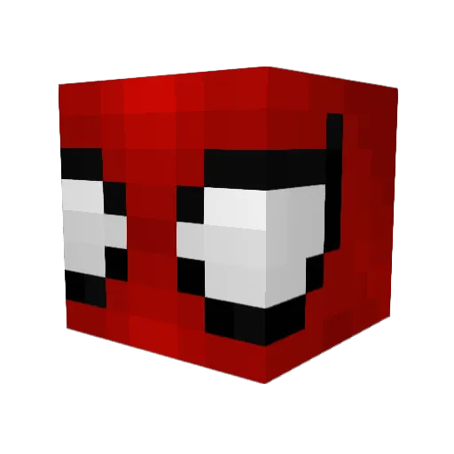 Beastos11 Minecraft avatar head, 3D render